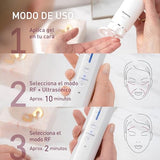 Panasonic EH-XR10NC803 Aparato facial avanzado con radiofrecuencia y tecnología ultrasónica, evita la aparicion de lineas de expresion, Color Blanco, Talla única