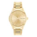 Calvin Klein Reloj Analógico de Cuarzo para Hombre y Mujer Colección Iconic con Pulsera de Acero Inoxidable