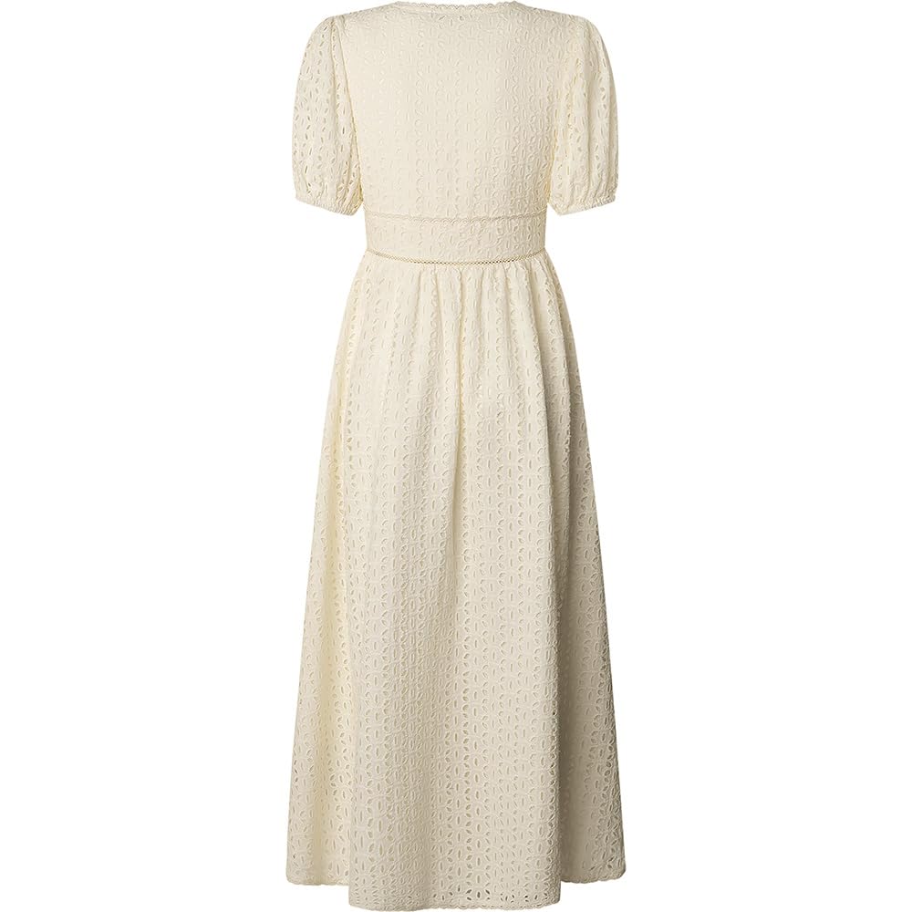 Pepe Jeans Oprah Dress Vestido, Beige (Blanco Blanqueado), XS para Mujer