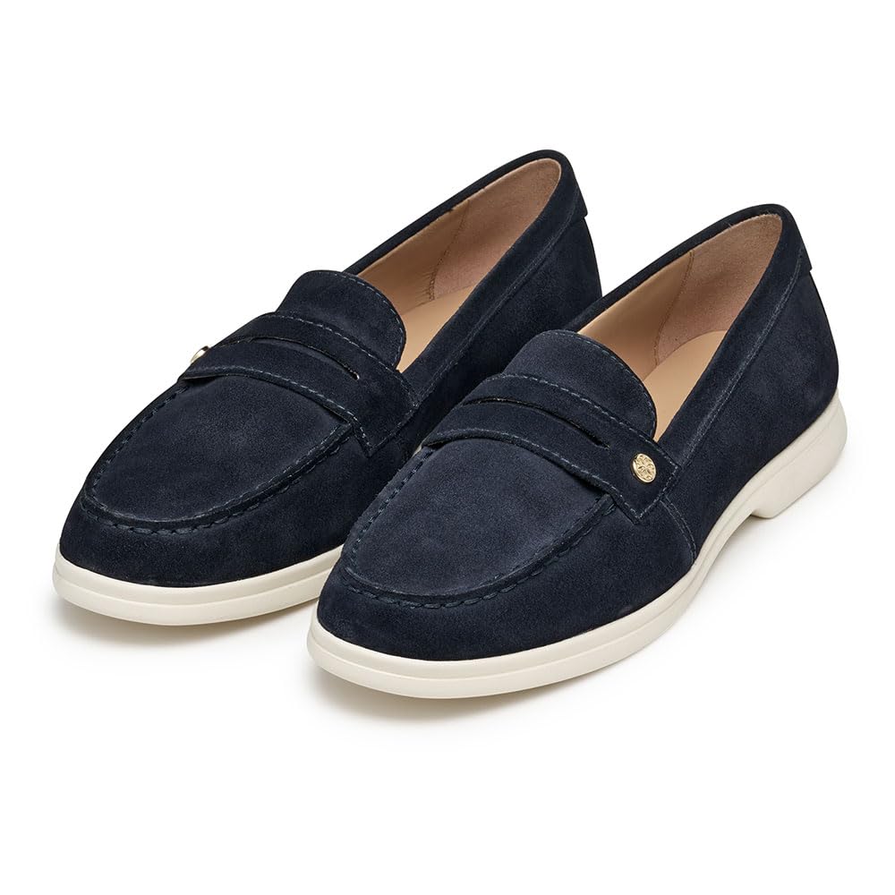Geox D XAND 3 D, Mocasín Mujer, Navy, 39.5 EU