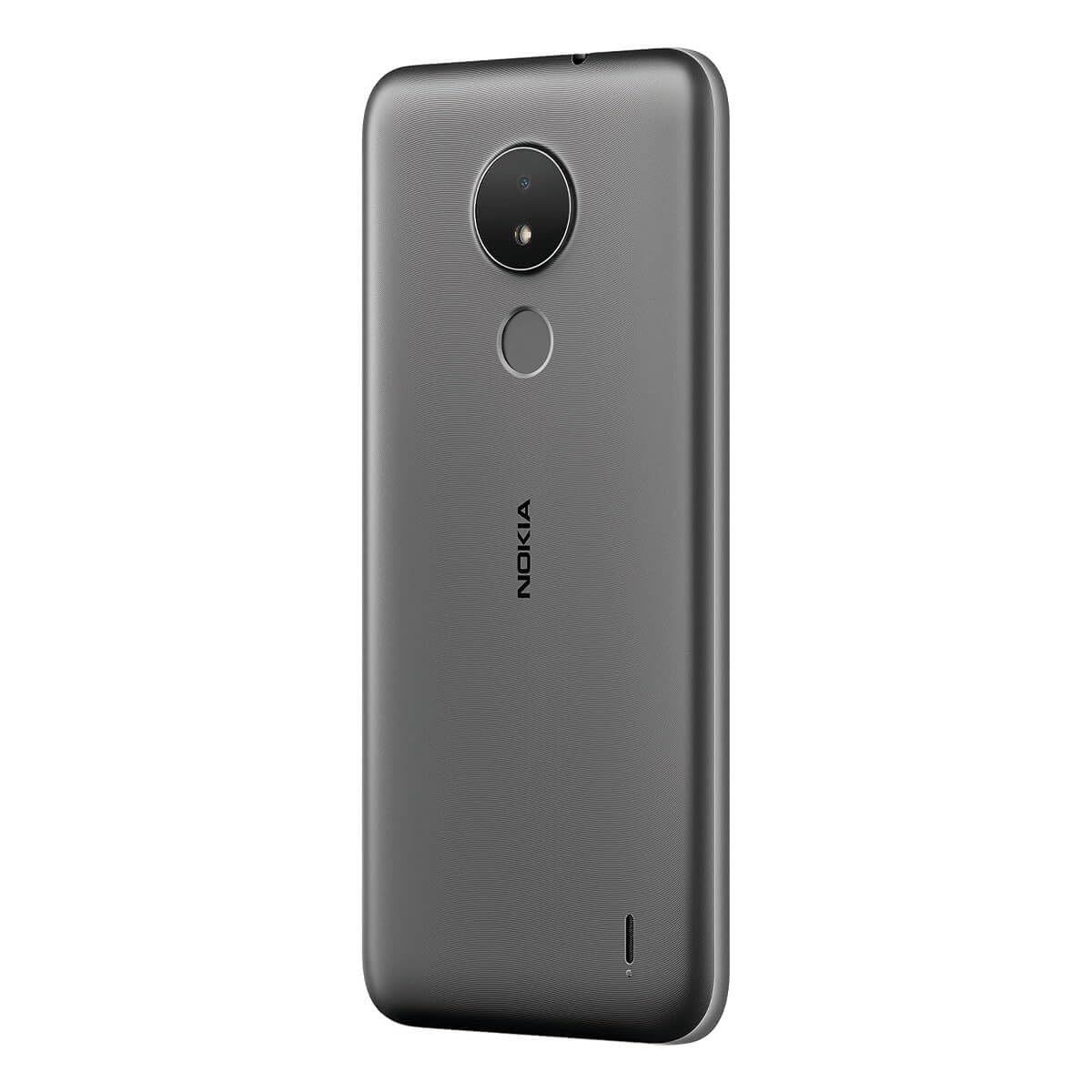Nokia C21 4G Smartphone, Andoid Go Pantalla 6,5" HD+, 2GB RAM, 32GB ROM, Bateria 4000 mAh, Doble Camara 13+2Mp - Grey