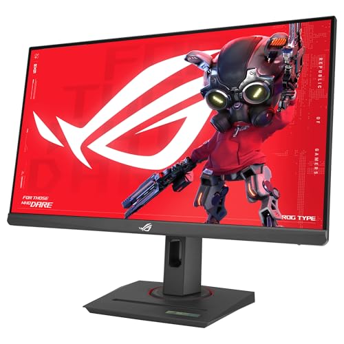 ASUS ROG Strix XG259CS - Monitor Gaming USB Tipo-C de 24.5 Pulgadas, 1920x1080, 180Hz, 1ms (GTG), Fast IPS, ELMB Sync, G-Sync, Soporte para trípode, DisplayWidget Center