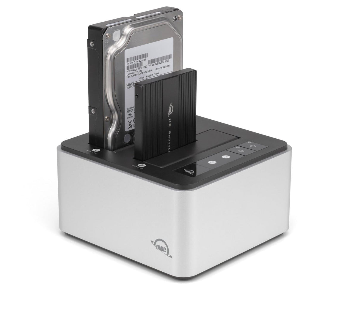 Dock USB-C/USB-A para 2 discos SATA o U.2 NVMe de 3,5"/2,5" - OWC Drive Dock U.2