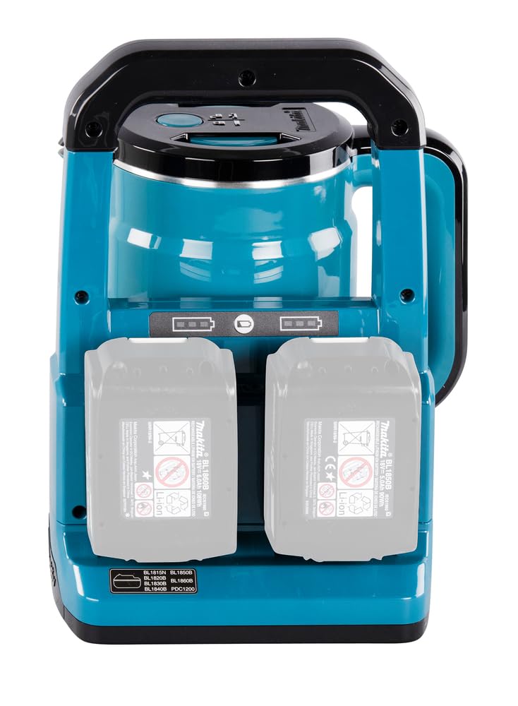 Makita DKT360Z Twin 18V (36V) Li-ion LXT Hervidor - Baterías y cargador no incluidos
