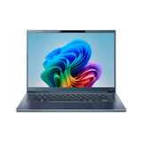 acer Aspire 14 AI Copilot+ PC A14-11M, Ordenador Portátil 14" WUXGA IPS (Qualcomm Snapdragon X X1-26100, 16 GB RAM, 512 GB SSD, Qualcomm Adreno, Windows 11 Home), Azul, Teclado QWERTY Español