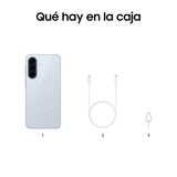 Samsung Galaxy A57 5G, 128GB, Móvil Fino con IA, 8GB, Gran Angular 50MP, Autonomía 2 Días, Batería 5000mAh, IP68, Garantía del Fabricante 3 Años + 1 Año Extra, Color Azul Claro (Versión Española)