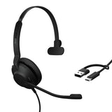 Jabra Evolve2 30 SE - Auriculares con Cable para micrófono con cancelación de Ruido, cancelación de Ruido