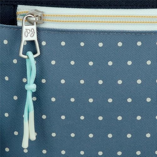 Pepe Jeans Dalma Mochila Compact 2 Ruedas Azul 32x43x21 cms Poliéster by Joumma Bags