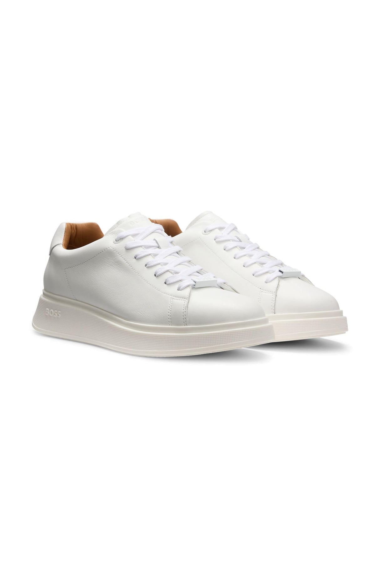 BOSS Hombres Bulton_Runn_lt_N Sneaker Blanco 44 EU