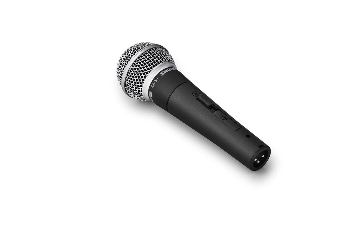 Shure SM58SE Micrófono Vocal dinámico cardioide con Interruptor de Encendido y Apagado, Filtro Pop Incorporado, Clip de micrófono A25D, Bolsa de Almacenamiento, Conector XLR de 3 Pines