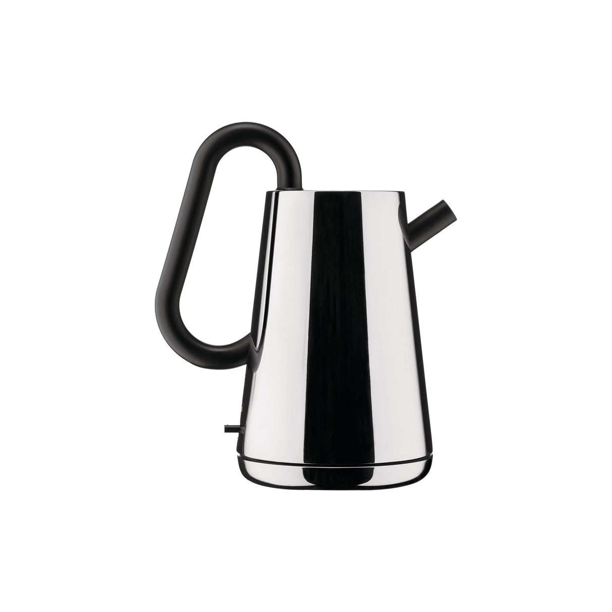 Alessi Toru NE01 B, Hervidor Eléctrico de Diseño, en Acero Inoxidable 18/10 y Resina Termoplástica, Enchufe Europeo, 2400 W, 170 cl, Negro