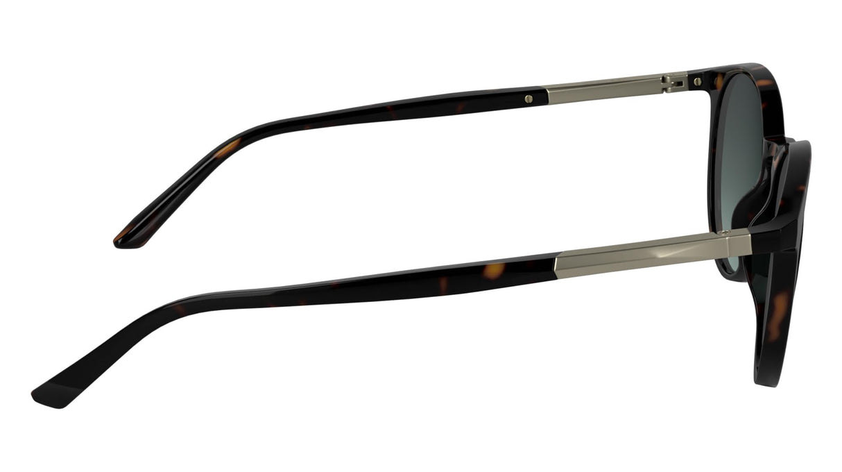 Calvin Klein Unisex Adult Sunglasses CK24539S - Dark Havana with Gradient Petrol Lens