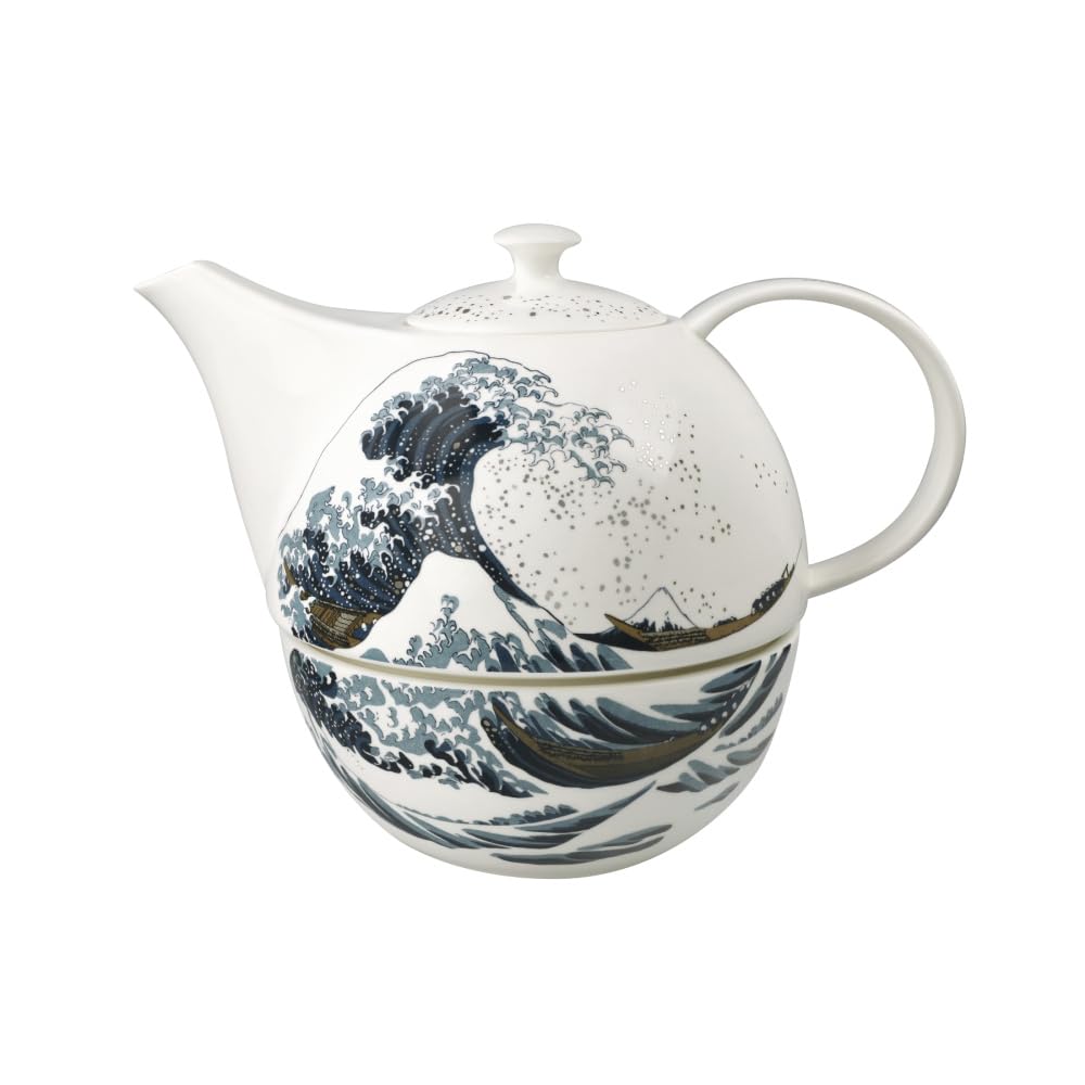 Tetera con Calentador Hokusai- La Gran Ola Artis Orbis