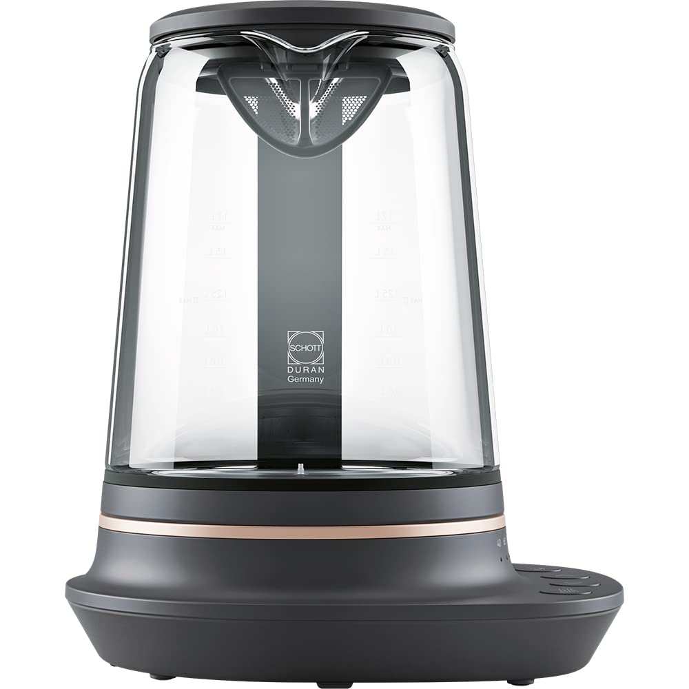Electrolux 910 003 588 E7GK1-8BP Tetera, 1.7 camas, Negro, Cobre