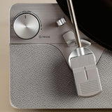 Lenco LSA-071SI - Tocadiscos Vertical Totalmente automático con Altavoces incorporados y Bluetooth® - Plata