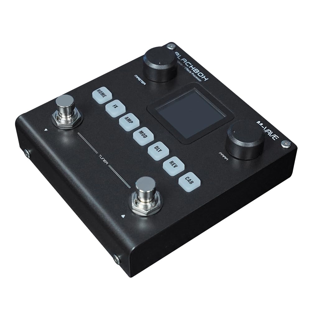 M-Vave Blackbox Controlador MIDI Bluetooth - Pedal portátil y versátil para guitarra, bajo, control DAW, conectividad inalámbrica, recargable, para vivo y estudio
