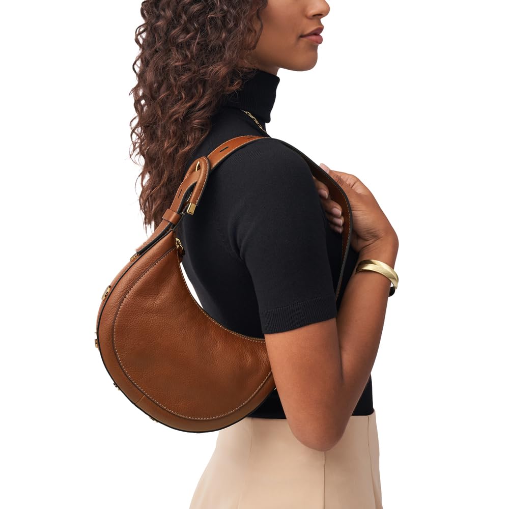 Fossil Harwell, Bolso para Mujer, marrón, Talla única