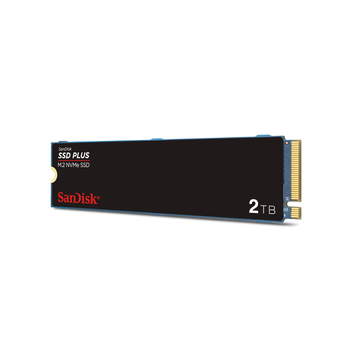 SanDisk SSD Plus M.2 2280 NVMe SSD 2 TB PCIe Gen 3, con velodidad de lectura de hasta 3200 MB/s NVMe SSD, Western Digital Dashboard