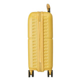 Pepe Jeans Chest Maleta de cabina Amarillo 40x55x20 cms Rígida ABS Cierre TSA integrado 37L 3,22 kgs 4 Ruedas dobles Equipaje de Mano