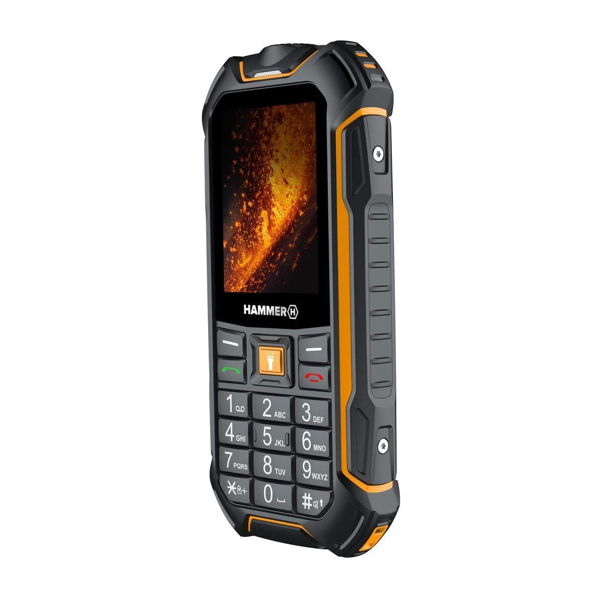 Hammer Boost 2 LTE IP68 2,4 Pulgadas Reforzado 3500 mAh LTE, Negro/Naranja