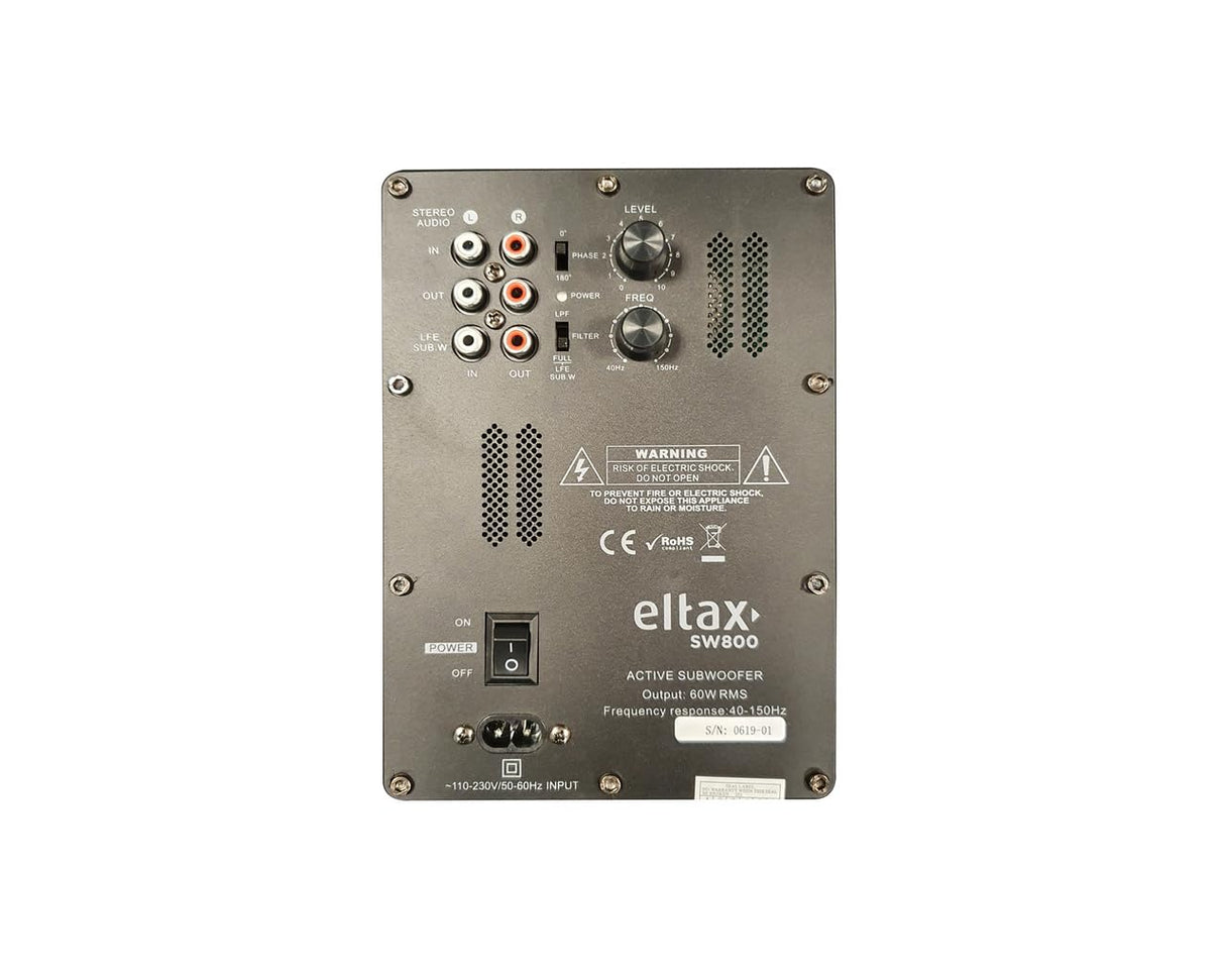 Eltax SW800 Negro - Caja de Graves