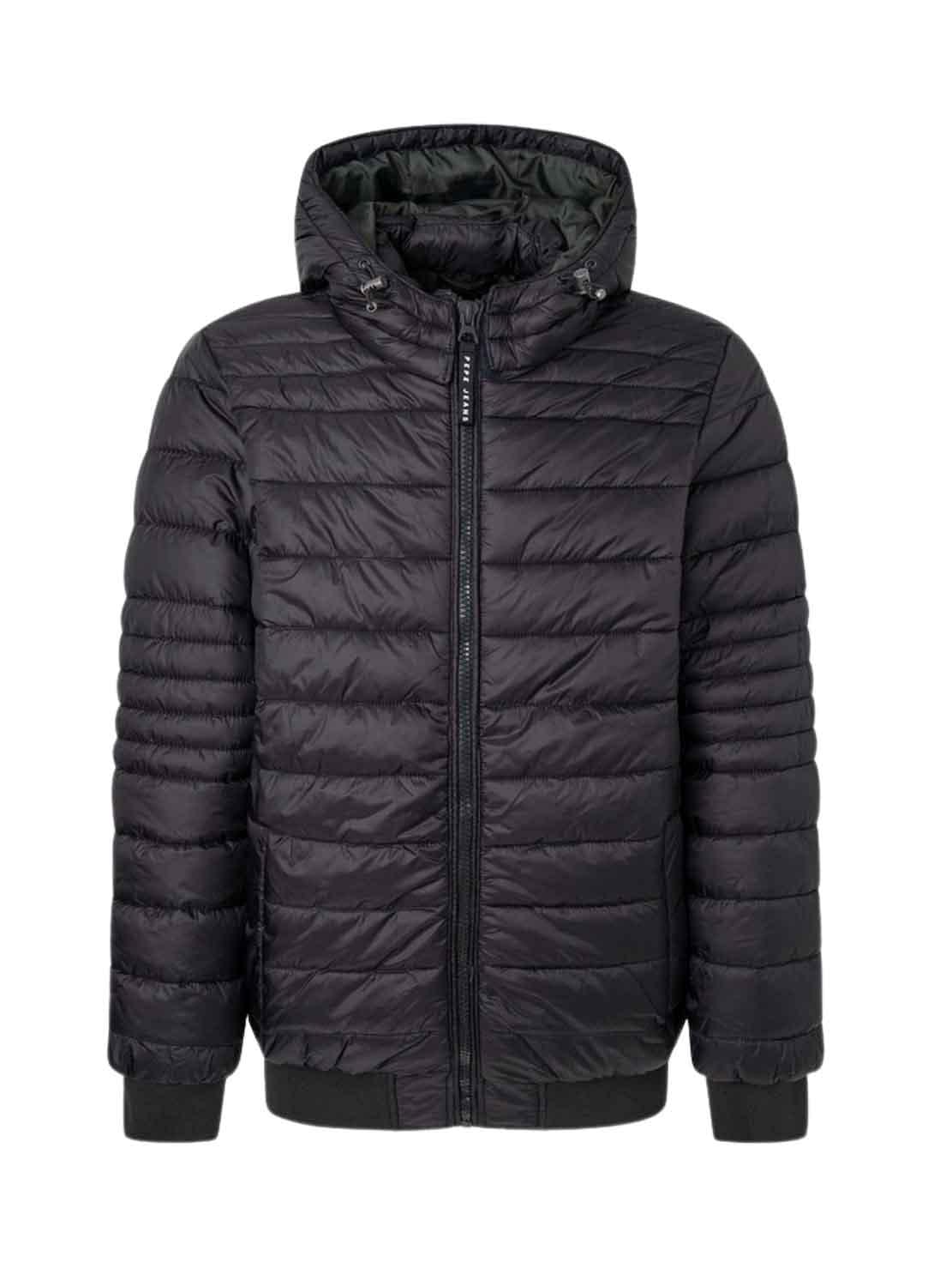 Pepe Jeans Chaqueta acolchada Billy para hombre, negro (negro), M