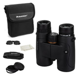 Celestron 72322 Nature DX 8x42: prismáticos para Exteriores y para observar Aves, con Revestimiento múltiple Completo y prismas BaK-4, Carcasa revestida de Goma y Resistente al Agua y el vaho
