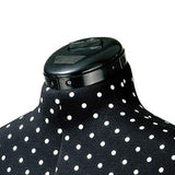 Prym 611752 Prymadonna Polka Dots-Busto de Sastre, Talla S, Negro con Puntos Blancos, Size S (36-42)