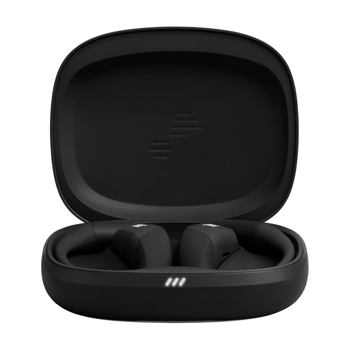 JBL Endurance Zone Auriculares Deportivos inalámbricos Abiertos True Wireless, diseño ergonómico de Gancho, OpenSound, 32 h de autonomía, Resistencia IP68, Google Finder, Negro/Gris