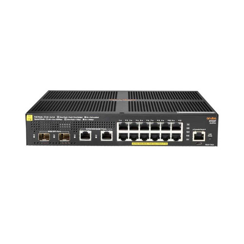 Aruba HPE 2930F 12G PoE+Swch Europe - E