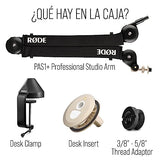 PSA1+ de RØDE - Brazo de estudio profesional con amortiguación de muelle y gestión de cables