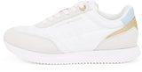 Tommy Hilfiger Runner Sneaker Mujer Essential Calzado Deportivo, Multicolor (White/Breezy Blue), 40
