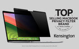 Kensington Filtro de privacidad magnético MagPro Elite diseñado para MacBook Pro de 16'' (2021 y posteriores) M1, M2, M3 Pro/Max, protector extraíble, antideslumbrante, reduce la luz azul (K58371WW)