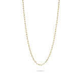 Thomas Sabo Cadena de abalorios con clip de papel (65,00 – 70,00 cm, plata 925 reciclada, chapado en oro de 18 quilates, KE2328-413-39-L70V)