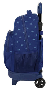 HARRY POTTER CAPTAIN - Mochila Grande con Ruedas, Compacta, Extraíble, Ideal para Niños de Diferentes Edades, Cómoda y Versátil, Calidad y Resistencia, 33x22x45 cm