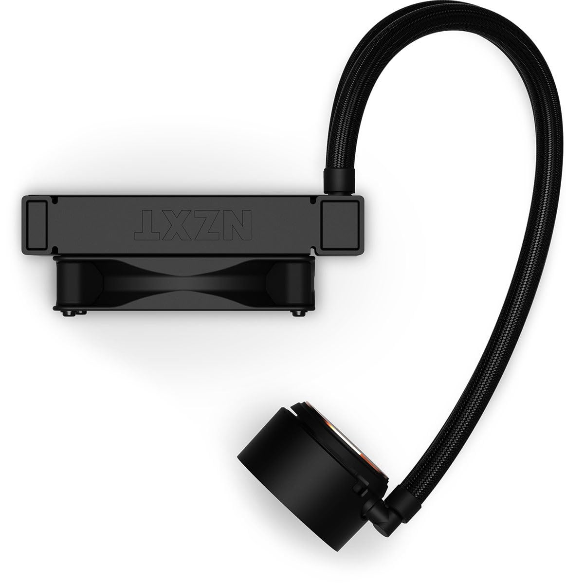 NZXT Kraken 120 - RL-KR120-B1 - Enfriador líquido de CPU AIO RGB - Silencioso y eficaz - Funcionamiento silencioso - LED RGB de anillo - Ventiladores de radiador Aer P de 120 mm (incluidos), color