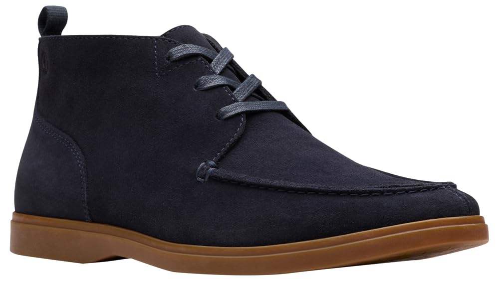 Clarks Torford Mid, Derby Hombre, Navy Suede, 43 EU