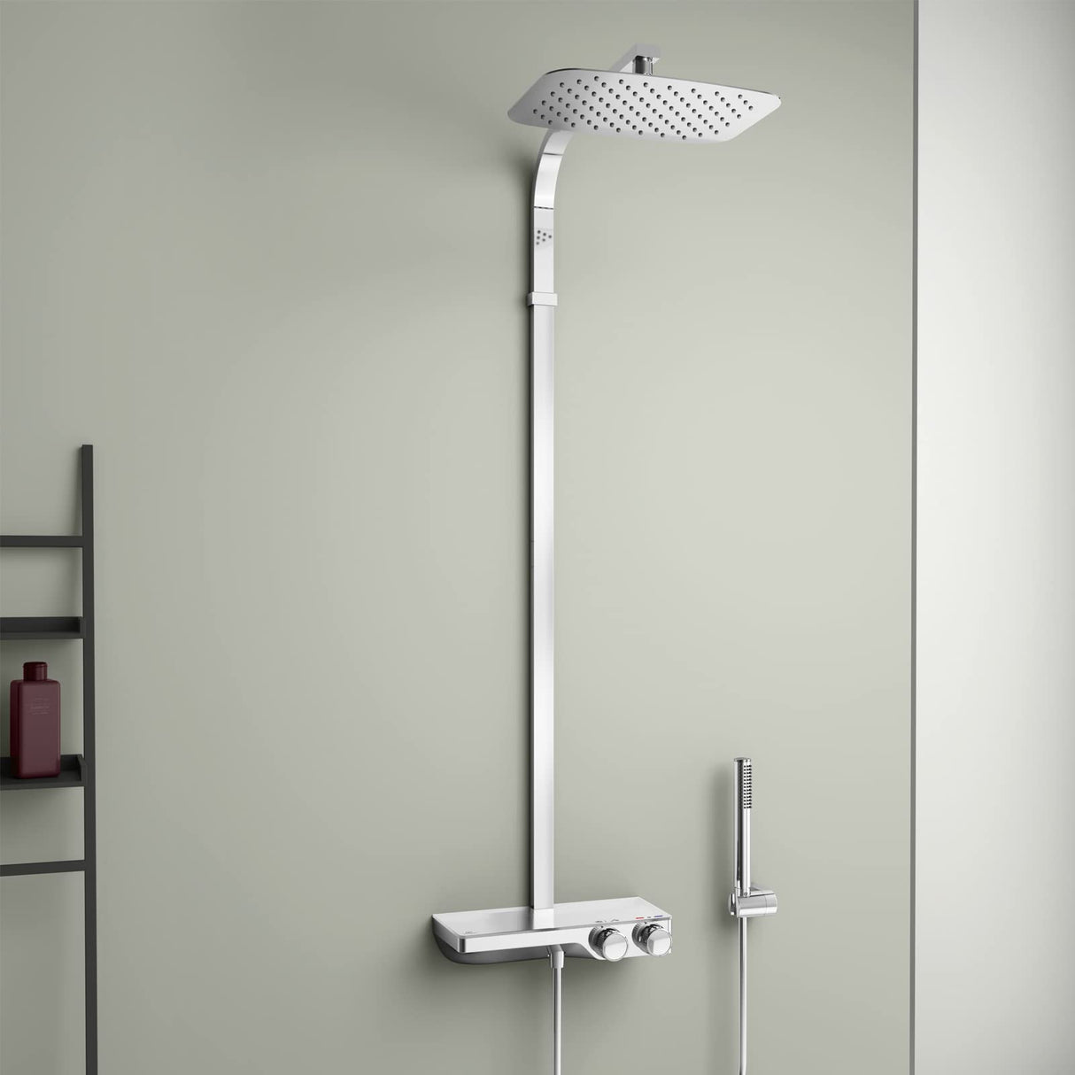 Ideal Standard A7332AA Ceratherm S200 Sistema de ducha, cromado