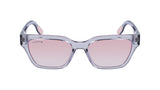 Lacoste Women's Sunglasses L6002S - Light Grey with Gradient Rose Flash Lens
