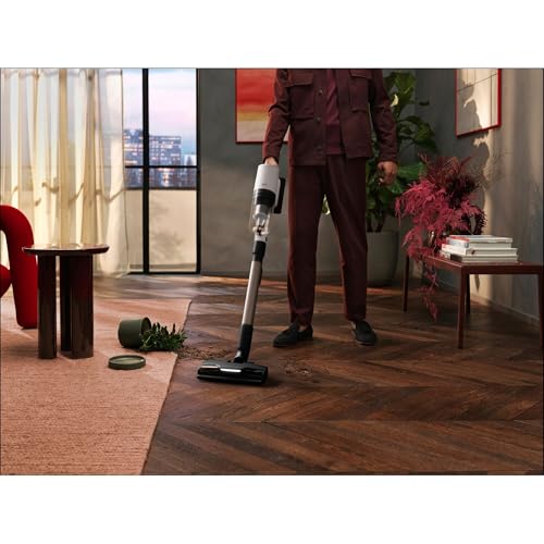 AEG Aspirador inalámbrico Serie 8000, AP82UB25SH, inalámbrico, Todo Suelo, Modo automático, hasta 99% de absorción de Polvo, hasta 50 min de Funcionamiento, fácil de Usar, batería extraíble de 25V