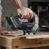 Evolution Cordless R90JGS-Li Sierra de vaivén 18v Li-Ion EXT Inc Hojas de varios materiales