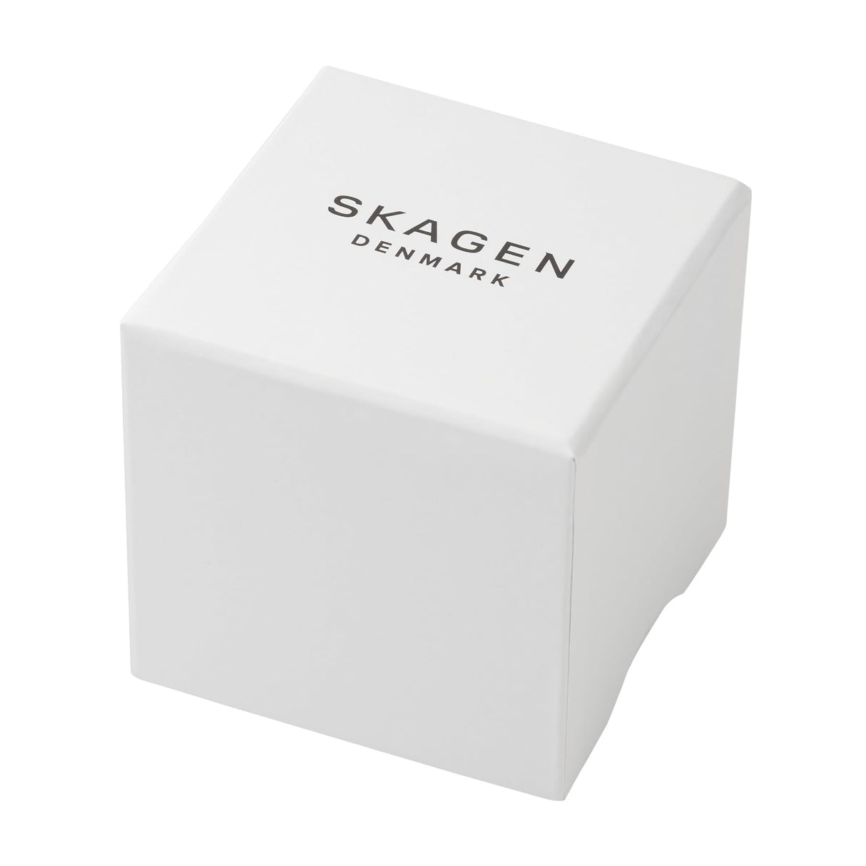 Skagen Signatur Lille Reloj para mujer, Movimiento de cuarzo a dos agujas en tono dorado con correa de acero o piel, 30 mm, Marrón Y Blanco