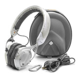 V-MODA XS-U-WSILVER - Auriculares de Diadema Cerrados (reducción de Ruido), Blanco y Plateado