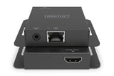 DIGITUS DS-55519 Extensor HDMI – UHD 4K 30 Hz – 40 m a través de cable LAN – Set: emisor y receptor – Loop-Out, infrarrojos IR – HDMI 1.4 y HDCP 1.4