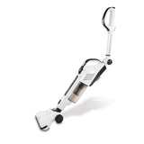 Polti Forzaspira Light and Clean, Escoba Eléctrica con Cable, Sin Bolsa, Tecnología Ciclónica, Filtro HEPA, Cepillo con Luces, Parking Vertical, Blanco y Gris