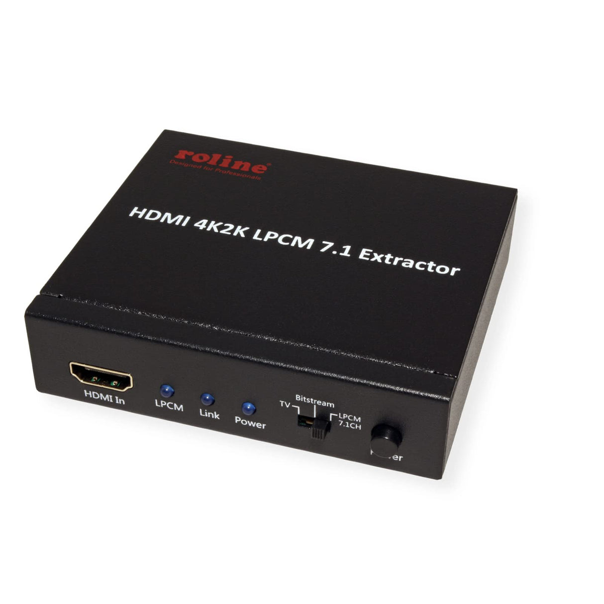 ROLINE Extractor Audio HDMI 4K2K LPCM7.1, Negro