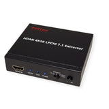 ROLINE Extractor Audio HDMI 4K2K LPCM7.1, Negro