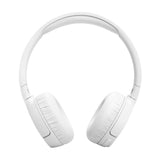 JBL Auriculares Tune 670 NC, auriculares supraaurales inalámbricos ligeros con cancelación de ruido adaptativa, Bluetooth y 70 horas de batería, blanco