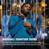 Marshall Willen II Altavoces inalámbricos Bluetooth 17 Horas de reproducción IP67 Carga rápida a Prueba de Agua - Negro y latón