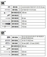 BETA BW 903E/C98 - Juego de llaves de vaso (45 piezas, 35 puntas de destornillador, 4 llaves hexagonales dobladas y 14 accesorios, en caja de plástico)